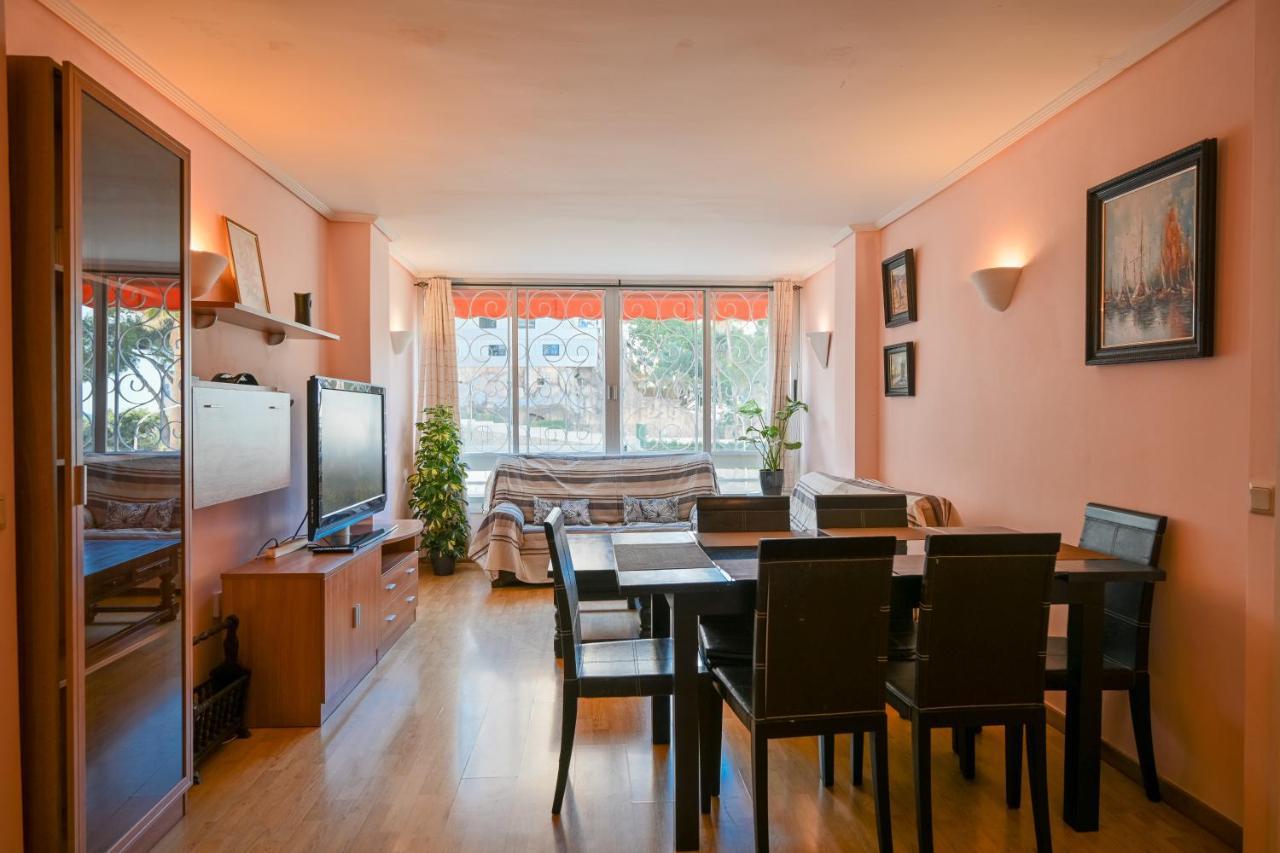 Beautiful Parque Loix 4 Bedroom Apartment Shared Pool, Tennis Court Benidorm Buitenkant foto